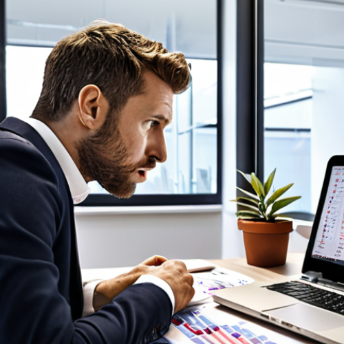 **

Data analysis leading to business growth. A split image: On one side, a confused business owner surrounded by chaotic data. On the other, the same owner confidently looking at a clear, insightful data dashboard on a laptop, with upward-trending sales charts visible. The background should reflect a modern e-commerce office.

**