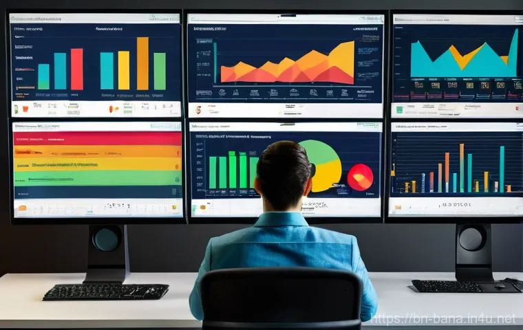 비즈니스 애널리스트 실기 시험 준비 - **Prompt: Deep Dive into Data and Business Insights**
    A focused male or female business analyst ...