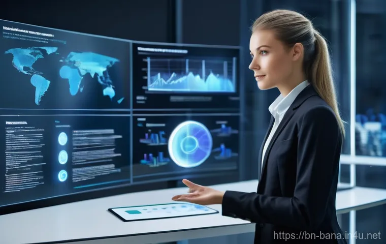 비즈니스 애널리스트 면접 팁 - **Prompt: "A focused male Business Analyst, approximately 30-40 years old, with short, neat hair and...
